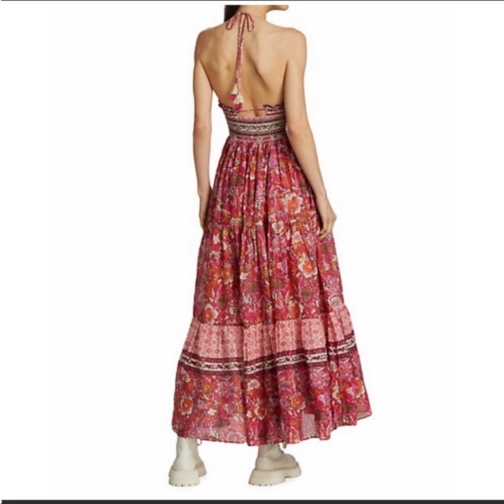 Free People Pink Floral Boho Maxi Dress - Picture 6 of 7